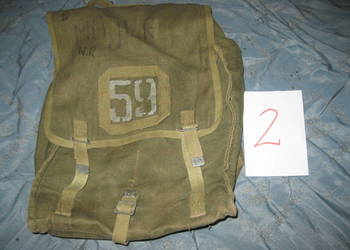 Plecak Polski wojskowy KOSTKA żołnierski lata 50-60, używany na sprzedaż  Żary