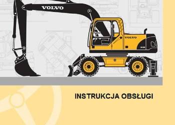 Używany, Volvo EW140B, EW160B, EW180B instrukcja obsługi DTR PL na sprzedaż  Kielce