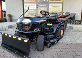 Traktor kosiarka Husqvarna Partner P185107HRB perła + pług na sprzedaż  Kobiele Wielkie