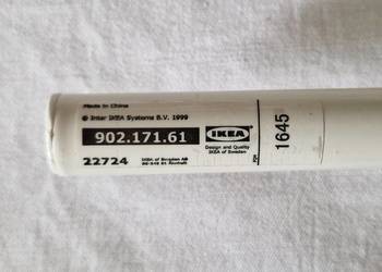 Karnisz Racka 120-210 cm biały – Ikea (2 szt.) na sprzedaż  Warszawa
