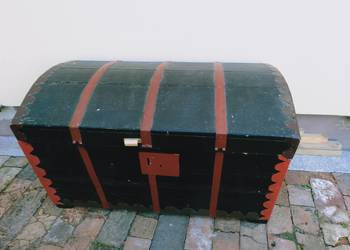 Używany, stara skrzynia retro PRL vintage do renowacji kufer na sprzedaż  Zamość