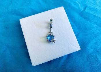 nowa cyrkoniowa zawieszka charms beads zamek Królowej Śniegu srebro 925 na sprzedaż  Gdynia