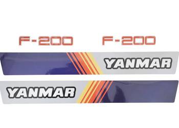 Naklejki Yanmar F-200, używany na sprzedaż  Tajęcina