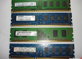 Używany, Pamięci RAM DDR1 DDR2 SDRAM do komputera i inne na sprzedaż  Warszawa