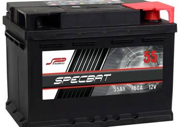 Akumulator SPECBAT 55Ah 460A EN PRAWY PLUS wysoki na sprzedaż  Zgierz