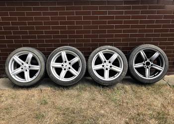 Używany, Alufelgi 17&quot; BMW 5x120 8J ET34 KBA4815 + opony na sprzedaż  Turek