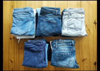 Spodnie jeansowe roz.36 damskie 20-par+2-koszule. na sprzedaż  Konin