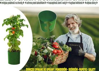 Używany, Cylindry do pomidorów Opaski, doniczki. spinane do uprawy warzyw - HIT 2024 na sprzedaż  Kraków