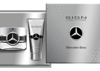 MERCEDES SIGN YOUR ATITUDE meskie perfumy 100ml + żel pod p… na sprzedaż  Ruda Śląska