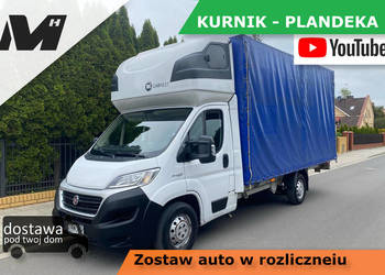 Używany, Fiat Ducato Prezentacja VIDEO 2.3 kurnik plandeka 10 Euro na sprzedaż  Poznań