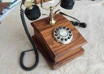 Używany, retro telefon z drewna na sprzedaż  Gorzów Wielkopolski