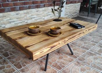 Stolik kawowy STARE DREWNO Loft Rustic Retro HandMade na sprzedaż  Ozorków