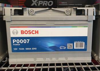Akumulator Bosch 72Ah 680A EN P0007 PRAWY PLUS na sprzedaż  Białystok
