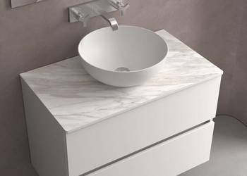 Umywalka nablatowa ALTIRO MATOWA BIAŁA PORCELANA d 400 x 150 na sprzedaż  Wrocław