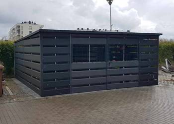 Wiata śmietnikowa, schowek blaszany 5x4 CAŁA POLSKA na sprzedaż  Legnica
