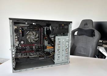 Komputer PC geforce gtx 1070 8gb Ryzen 7 2700x AX370M Gaming 16gb RAM na sprzedaż  Konstantynów Łódzki