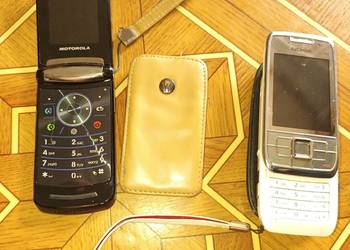 Motorola + Nokia E66, używany na sprzedaż  Legnica