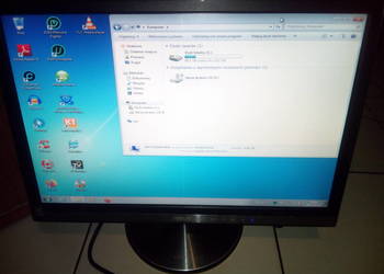 Monitor Panorama  22 cale ASUS VW222S BDB Stanie na sprzedaż  Warszawa