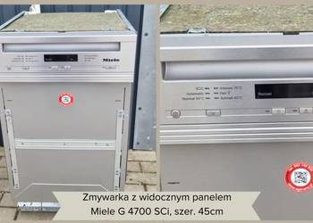 Używany, Zmywarka z widocznym panelem Miele G 4700 SCi, 45cm, inox na sprzedaż  Wrocław