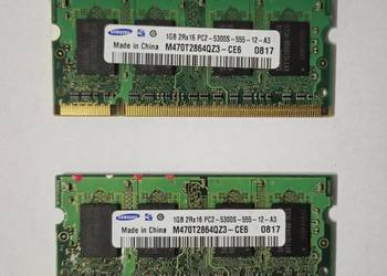 Pamięć RAM Samsung 1GB DDR2 M470T2864QZ3-CE6, używany na sprzedaż  Jelenia Góra