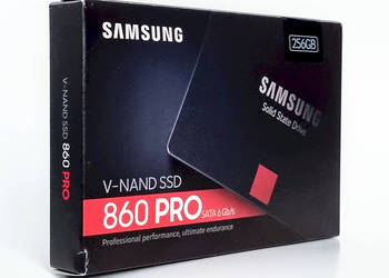 Używany, Dysk Samsung SSD 860 PRO 256 GB SATA III 2.5&quot; MZ-76P256 na sprzedaż  Warszawa