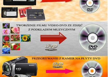 Przegrywanie kaset VHS na DVD, używany na sprzedaż  Kołobrzeg