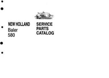 New Holland 580 prasa katalog części na sprzedaż  Kielce