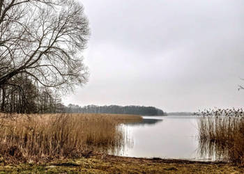 Działka k Mrągowa, nad jeziorem, widok, pomost, używany na sprzedaż  Stary Gieląd