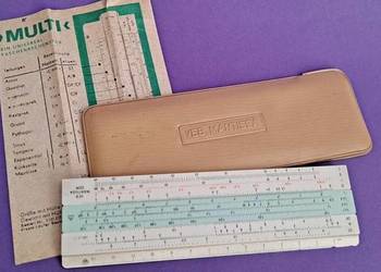 Suwak logarytmiczny VEB MANTISSA DDR vintage PRL etui instrukcja na sprzedaż  Kraków