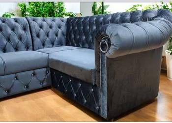 Narożnik chesterfield  glamour mega wygodny producent na sprzedaż  Bełchatów