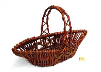 Koszyk, kosz rattanowy, łódka 43 x 18 cm. na sprzedaż  Lublin