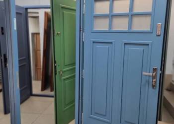 Drzwi zewnętrzne drewniane ZBYDREW, używany na sprzedaż  Jaworzno