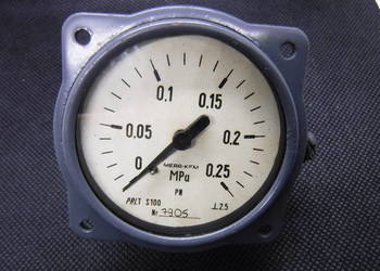 Manometr 0 - 0,25 MPa Mera KFM kabinowy ciśnienia S100 na sprzedaż  Otwock