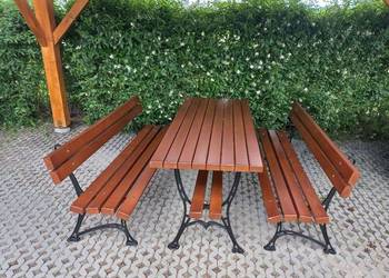 MEBLE OGRODOWE, zestawy do ogrodu, na taras, ławki żeliwne na sprzedaż  Kraków
