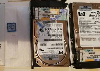 Używany, Dysk HP sata 72GB 2.5 cala hdd windows 10 naklejka lic sticker na sprzedaż  Szczecin