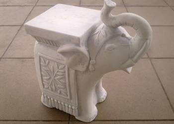 Słoń duży ceramiczny 33cm - kwietnik, używany na sprzedaż  Płońsk