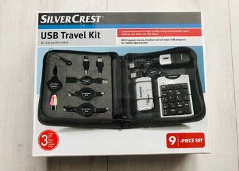 NOWY Silvercrest travel kit zestaw akcesoriów do laptopa na sprzedaż  Łódź