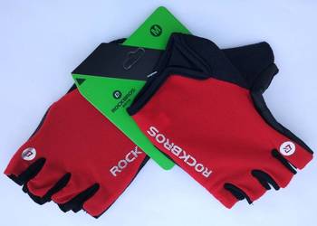 Rękawiczki rower sport fitness RockBros pół-palce M logo na sprzedaż  Dęblin