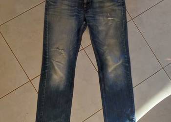 męskie spodnie capri dżinsy jeansy przecierane Ventana casual modne miejski na sprzedaż  Kielce