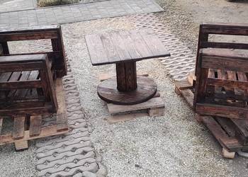 Meble ogrodowe 2 Krzesła i stół na sprzedaż  Łęki Dolne