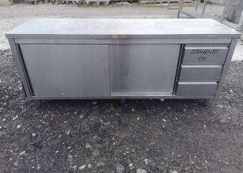 Używany, Stół roboczy 200x60x85 drzwi suwane/3 szuflady (137) na sprzedaż  Krotoszyn