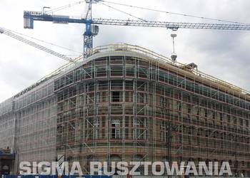 Rusztowania rusztowanie elewacyjne fasadowe ramowe 130 m2 na sprzedaż  Piotrków Trybunalski