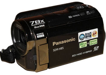 Kamera cyfrowa Panasonic SDR-H85EB-K SD HDD 80 GB ZESTAW XXL OKAZJA!!! na sprzedaż  Warszawa