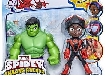 Figurka Miles Morales i Hulk Spidey Przyjaciele Spiderman na sprzedaż  Mogilany