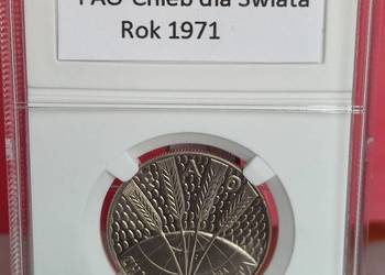 10zł 1971r. FAO - Chleb dla świata - Próba, w slabie. na sprzedaż  Lębork