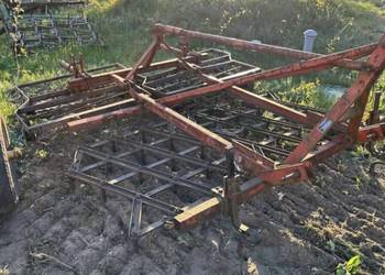 Agregat uprawowy przedsiewny na ciężkiej bronie podwójny wałek Landsberg, używany na sprzedaż  Grodziec