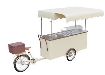 Używany, Rower do lodów | Riksza gastronomiczna | 6+4 kuwety | 8+6 | na sprzedaż  Huta Janowska