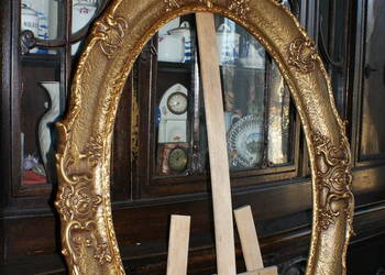 Rama owalna retro lustro 90x70 cm od producenta wysyłka na sprzedaż  Tarnowskie Góry