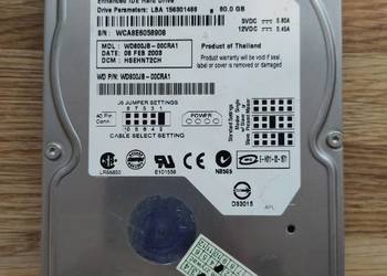 Używany, Dysk 3,5 cala WD Caviar ATA 80 GB na sprzedaż  Kraśnik