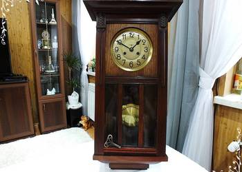 Stary zegar wiszący KIENZLE UHREN ponad 100lat z kluczykiem na sprzedaż  Żary